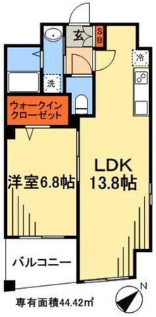 サンライズ市川の物件間取画像